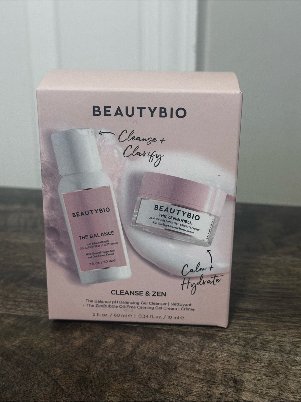 New BeautyBio The Balance Gel Cleanser & The Zenbubble Calming Gel Cream